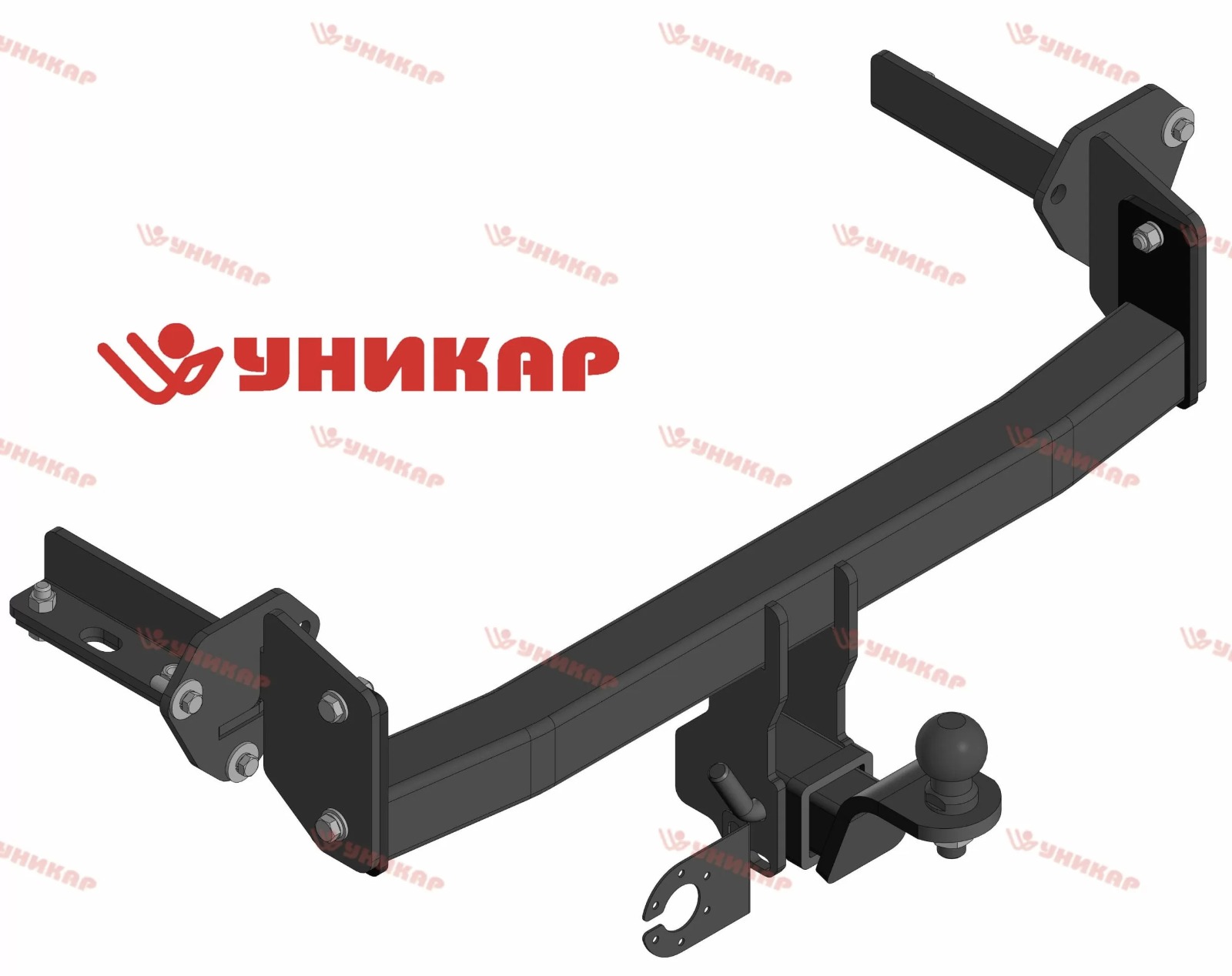 Фаркоп ТСУ Subaru Forester 4 SJ  2012 - 2019 (тип шара E) Уникар