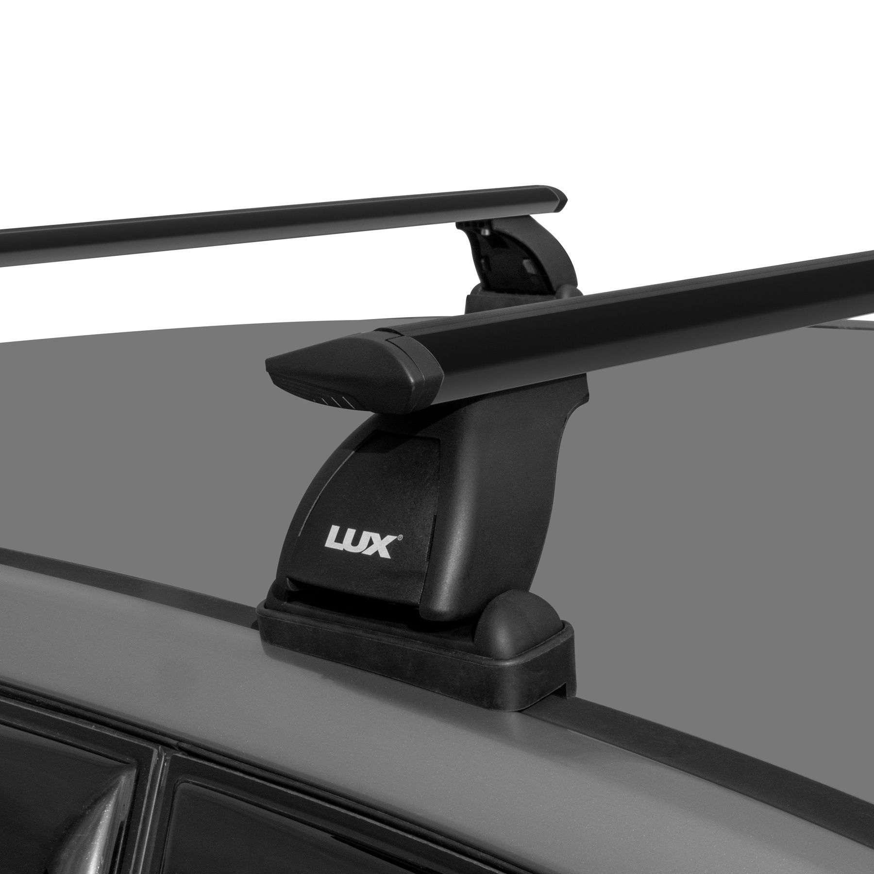 LUX Трэвел 82 Black - багажник на крышу Ford Focus II седан