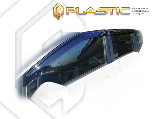 Ветровики дверей Classic полупрозрачный Toyota Sienta  2016–н.в.  СА Пластик