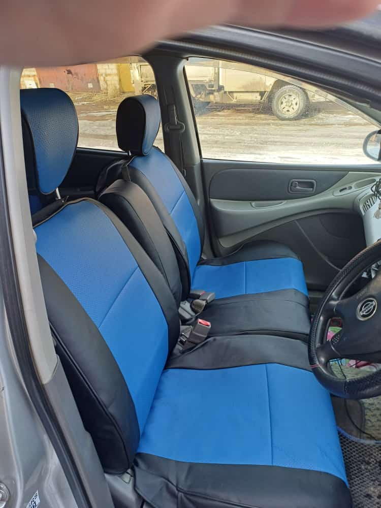 Чехлы из экокожи Nissan Tino I [V10] 12.1998-03.2003 6 мест дет.сид. (Мод.319.0) Автокомфорт