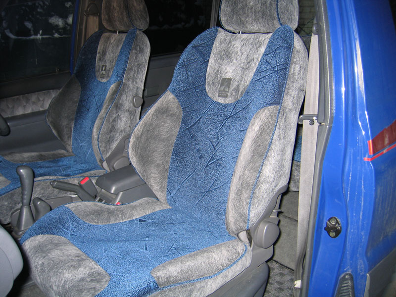 Чехлы из экокожи Mitsubishi Pajero 2 1991-1999 Recaro 3 дверный (Мод.111.0) Автокомфорт
