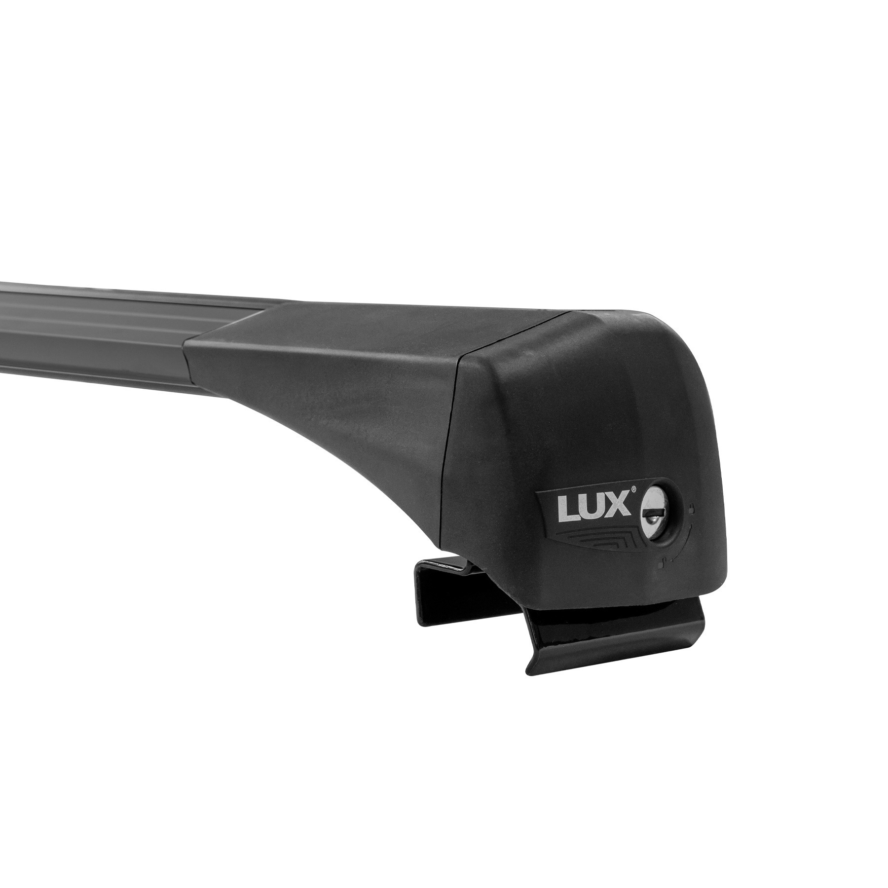 LUX BRIDGE Nissan Murano 2014- багажник на крышу (дуги крыловидные черные 110/110 см)