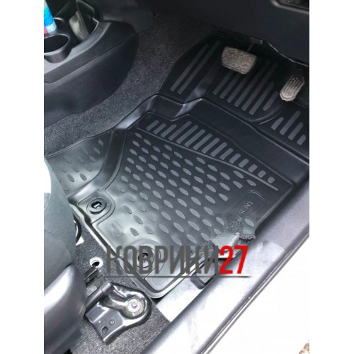 Коврики 3D в салон TOYOTA  Aqua 2011 - 2021 / Fielder 165 правый руль, 4 шт. (полиуретан)