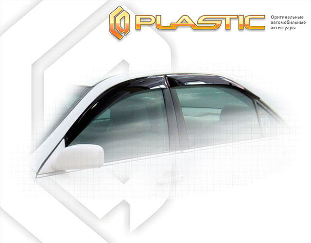Ветровики дверей Classic полупрозрачный Toyota Camry  2001-2003 СА Пластик