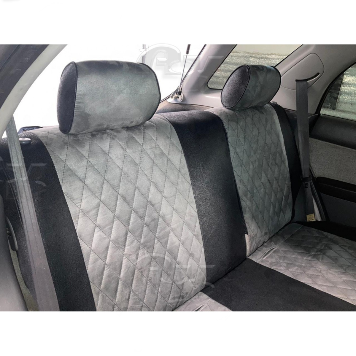 Чехлы из экокожи Subaru Impreza II+r+r2 [GG] 11.2000-08.2007 универсал, без выступа (Мод.171.0) Автокомфорт