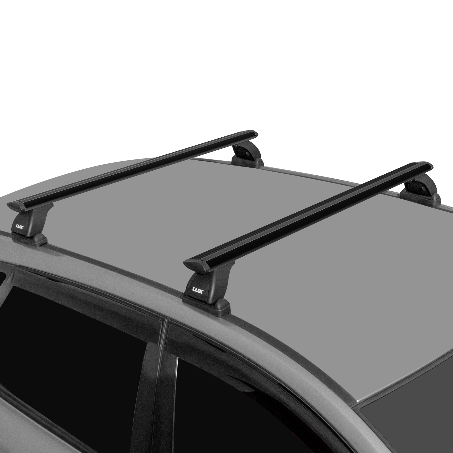 LUX Трэвел 82 Black - багажник на крышу Ford Focus II седан