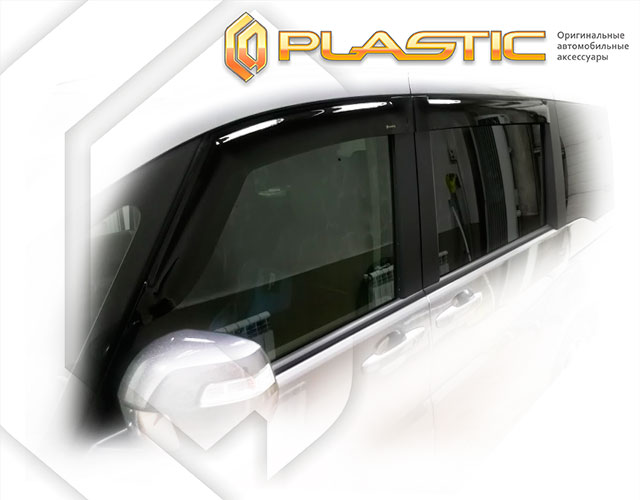 Ветровики дверей Classic полупрозрачный Honda StepWagon  2017–н.в.  СА Пластик