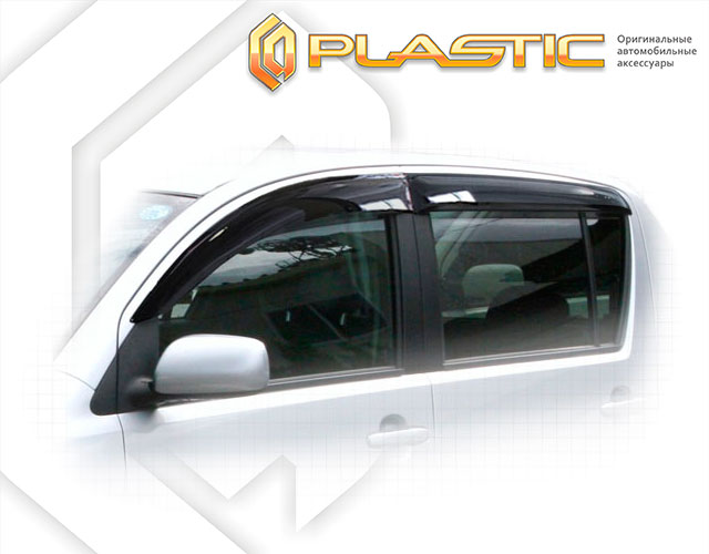 Ветровики дверей Classic полупрозрачный Toyota Passo  2004–2010 СА Пластик