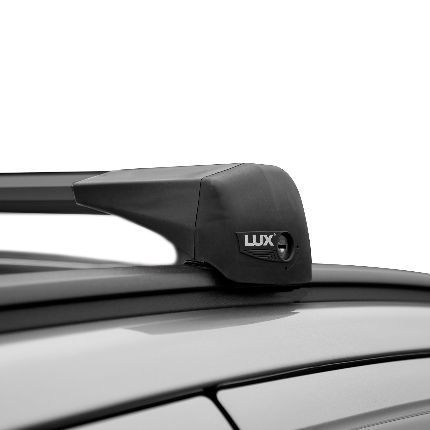 LUX BRIDGE Nissan Murano 2014- багажник на крышу (дуги крыловидные черные 110/110 см)