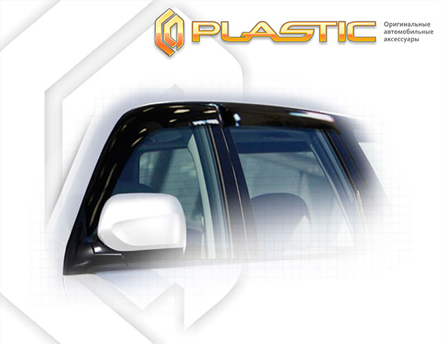 Ветровики дверей Classic полупрозрачный Subaru Forester  2008-2012 СА Пластик
