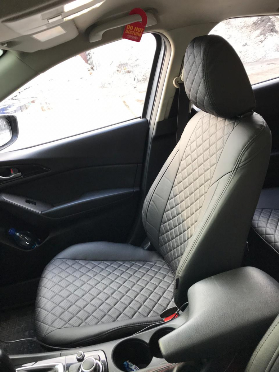Чехлы Mazda 3 / Axela 2013-2019 хэтчбэк Автопилот