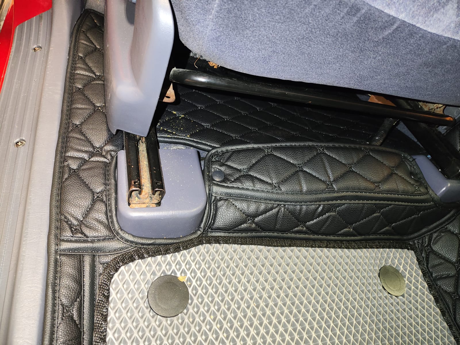 Кожаные коврики в салон Toyota Land Cruiser Prado (J 90) 1996 - 2002 3дв Правый руль