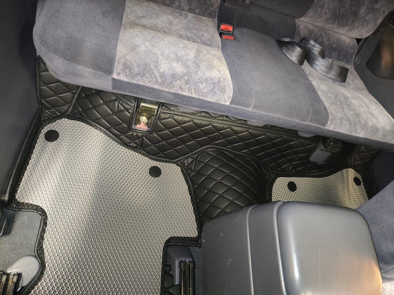 Кожаные коврики в салон Toyota Land Cruiser Prado (J 90) 1996 - 2002 3дв Правый руль