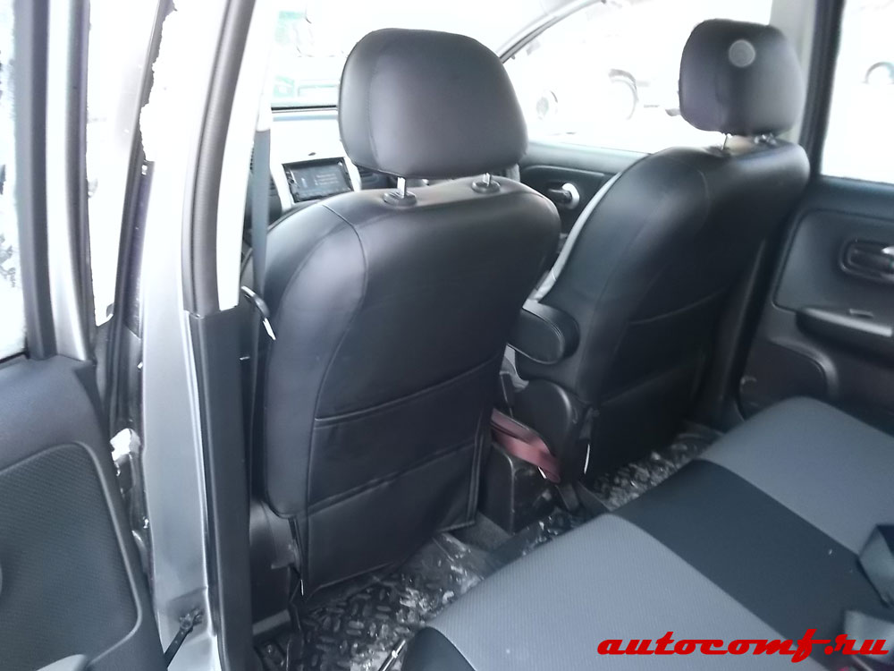 Чехлы из экокожи Nissan Note I [E11] 01.2005-08.2012 JP 60/40 (Мод.327.0) Автокомфорт