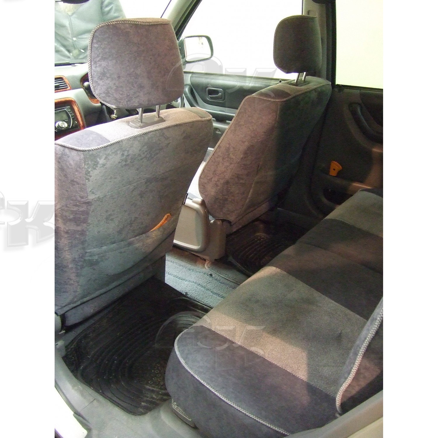 Чехлы из экокожи Honda CR-V I+r [RD1,RD2] 10.1995-08.2001 пр.р. подг.без отверстий (Мод.033.0) - St Автокомфорт
