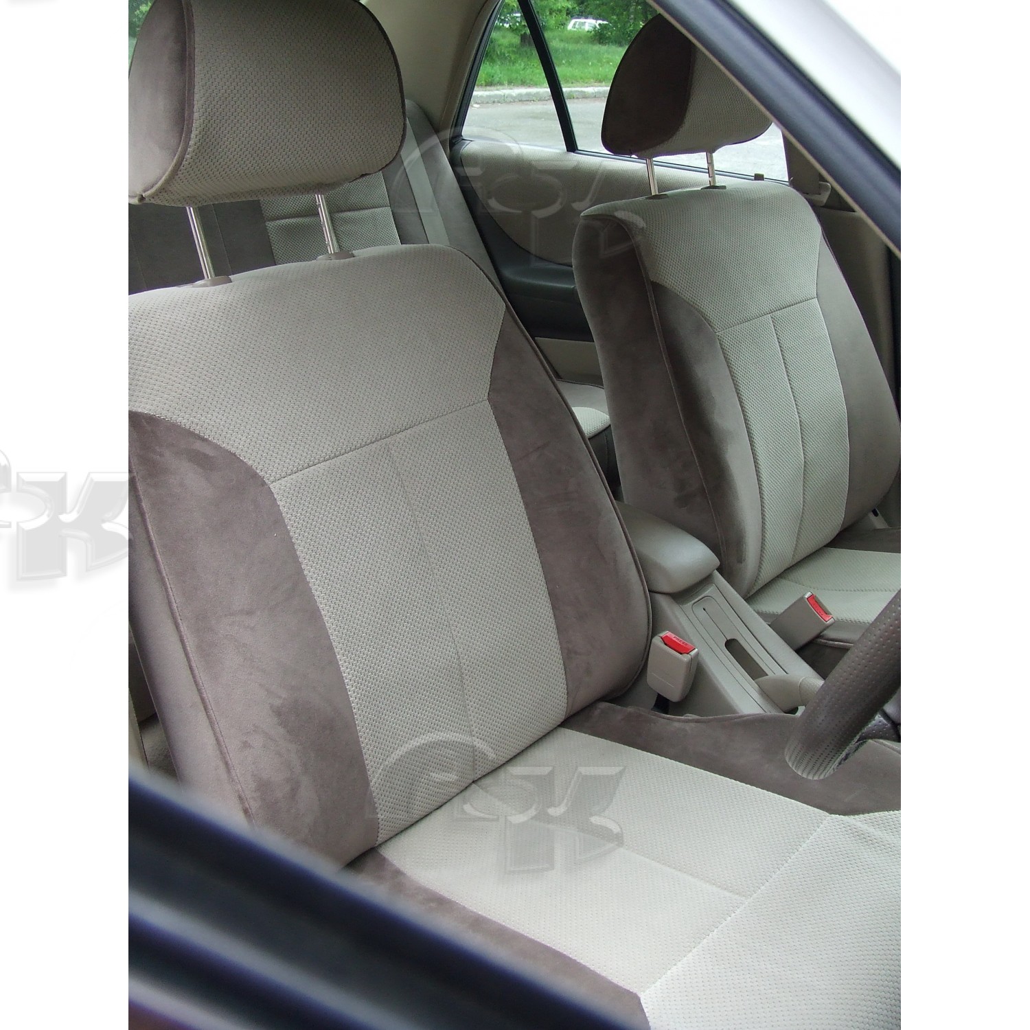 Чехлы из экокожи Mazda Familia IX+r [BJ] 06.1998-08.2003 седан (Мод.096.0) Автокомфорт