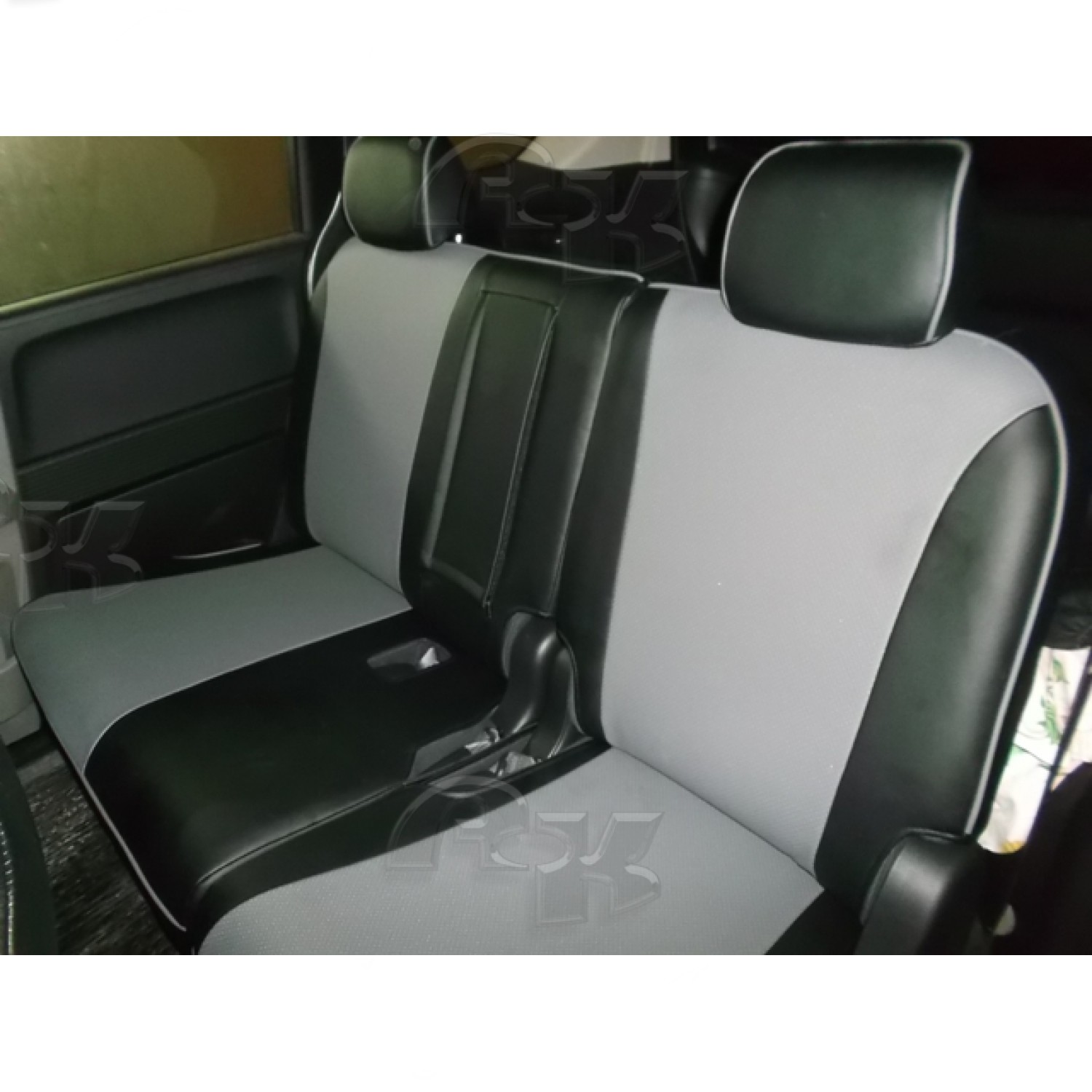 Чехлы из экокожи Honda Freed 60/40 [GB] 05.2008-08.2016  с 2 перед подлок (Мод.363.0) - 2 ряда Автокомфорт
