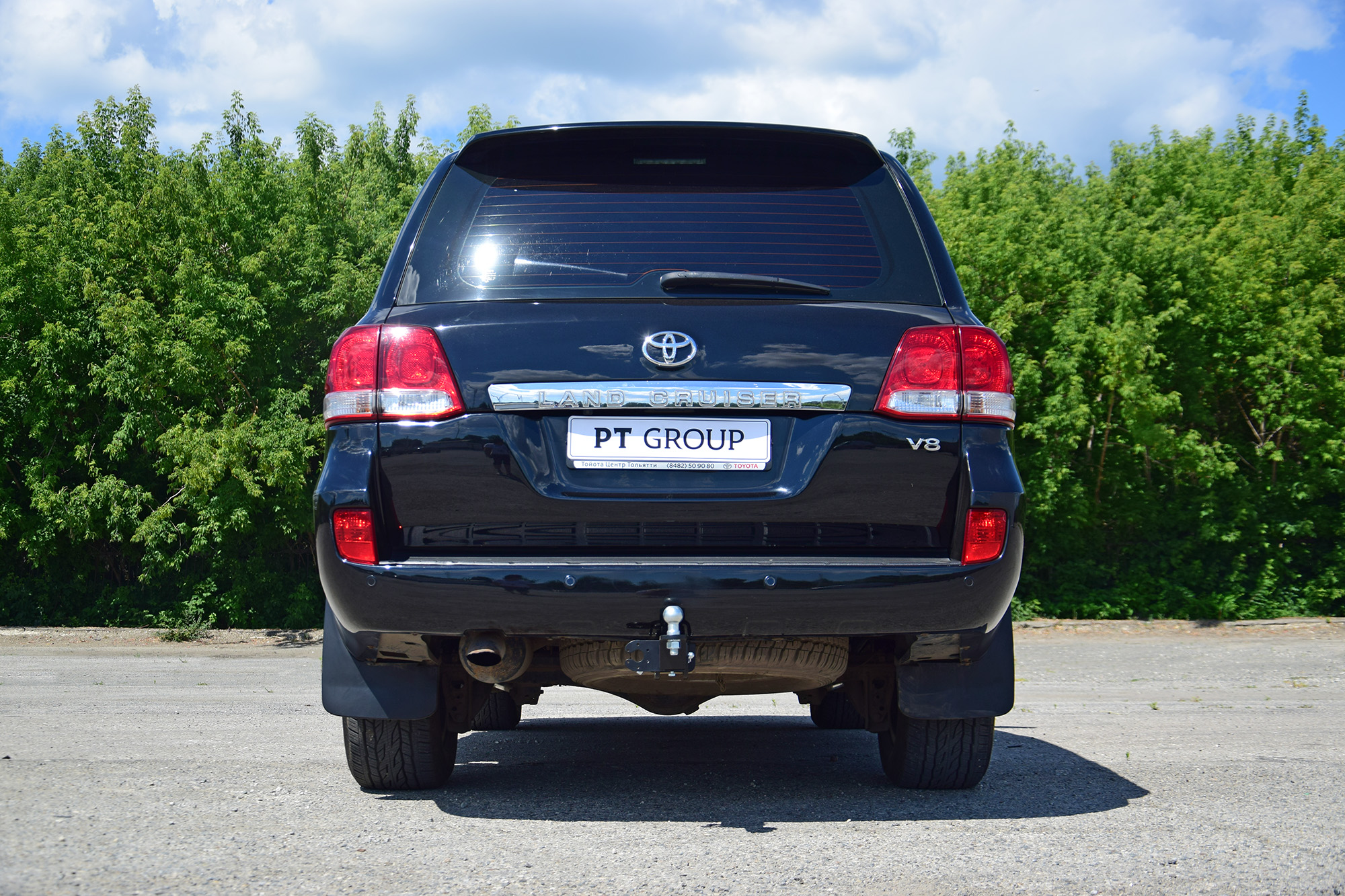 Фаркоп TOYOTA Land Cruiser 200 с 2007 -  / LX570 съемный квадрат PTtuning