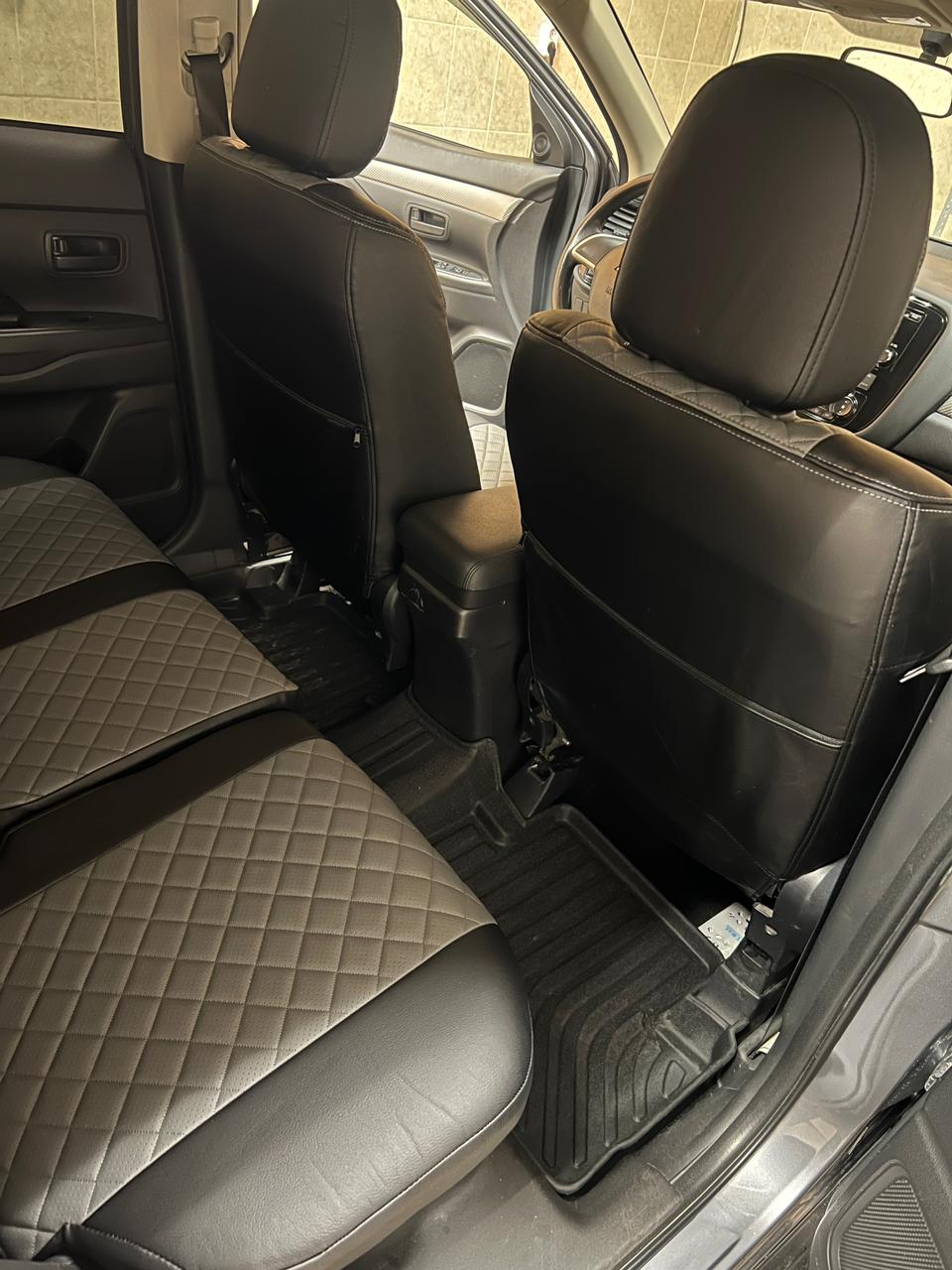 Чехлы Mitsubishi Outlander 3 с 2012г. (экокожа) Автопилот