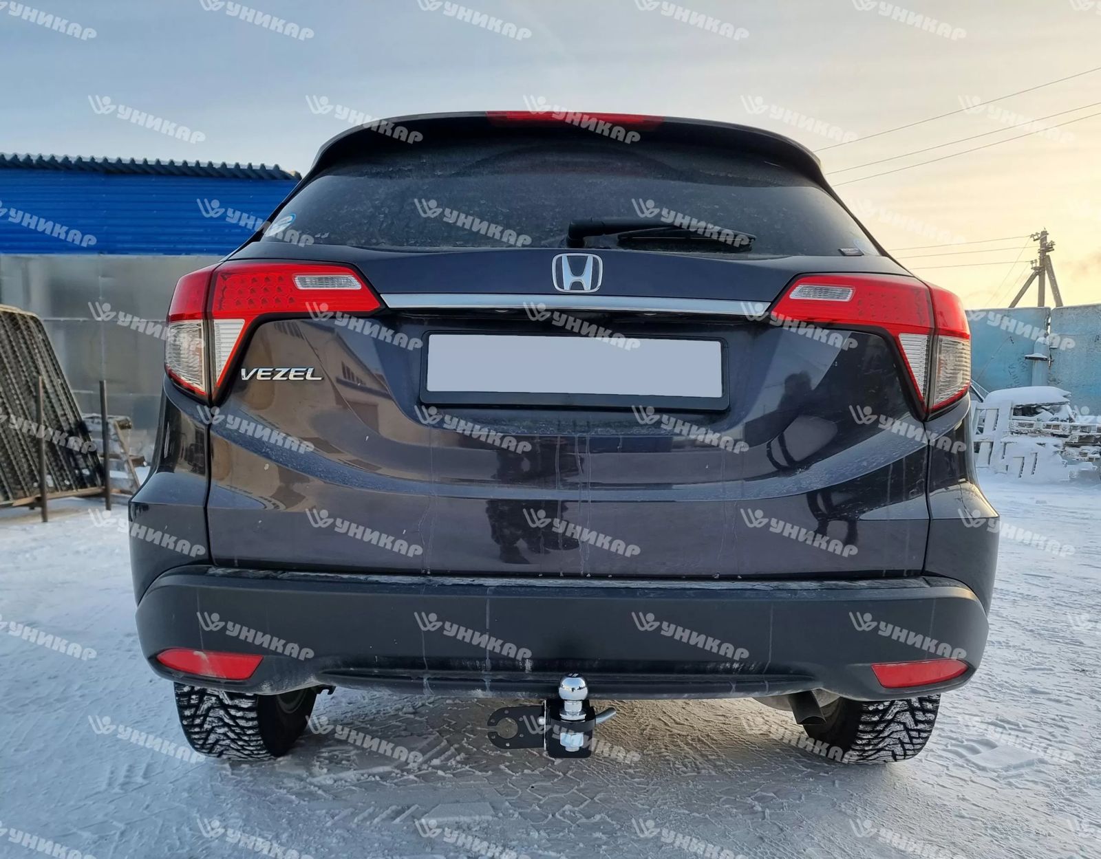 Фаркоп ТCE Honda Vezel RU RV 2013-2019  / 2019- Уникар шар тип E