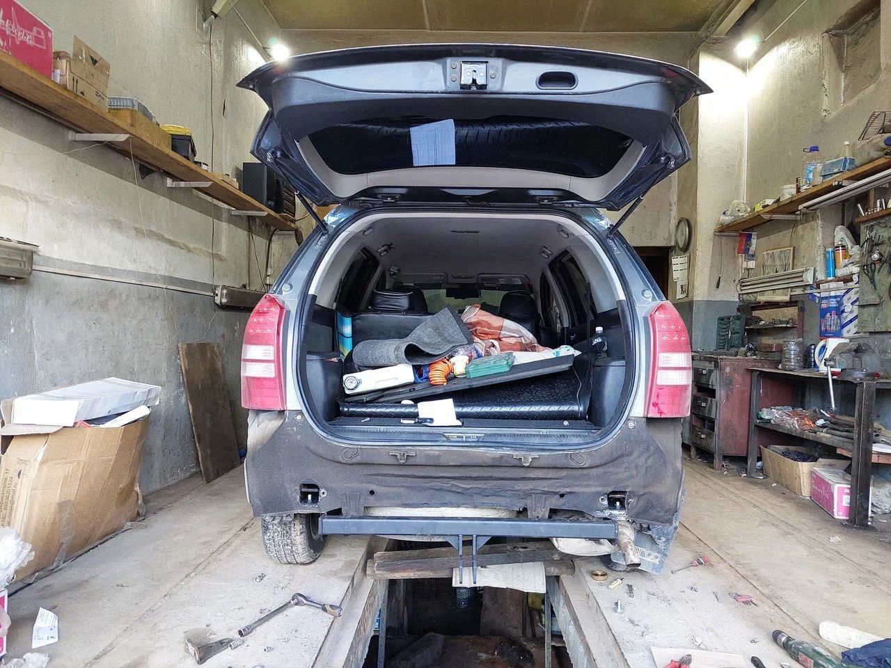 Фаркоп Toyota Wish 2WD/4WD 2003-2008, 2009-  тип шара A Halty