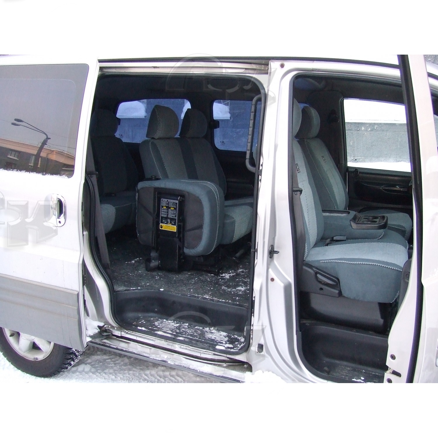 Чехлы из экокожи Hyundai Starex I+r [A1] 03.1997-02.2007 (Мод.058.0) - 3 ряда Автокомфорт
