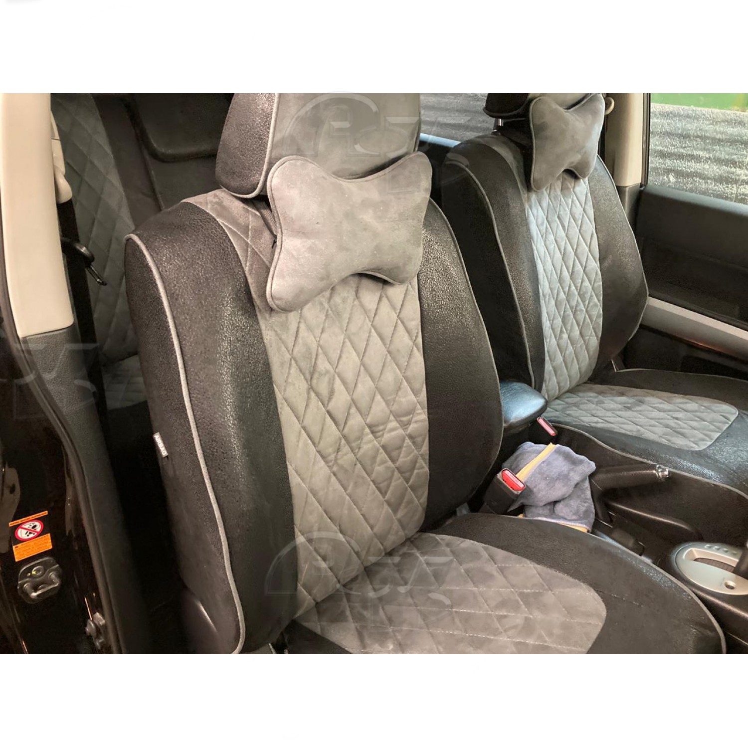 Чехлы из экокожи Nissan X-Trail IIr [T31] 03.2011-01.2015 (Мод.300.0) Сборка ПИТЕР Автокомфорт