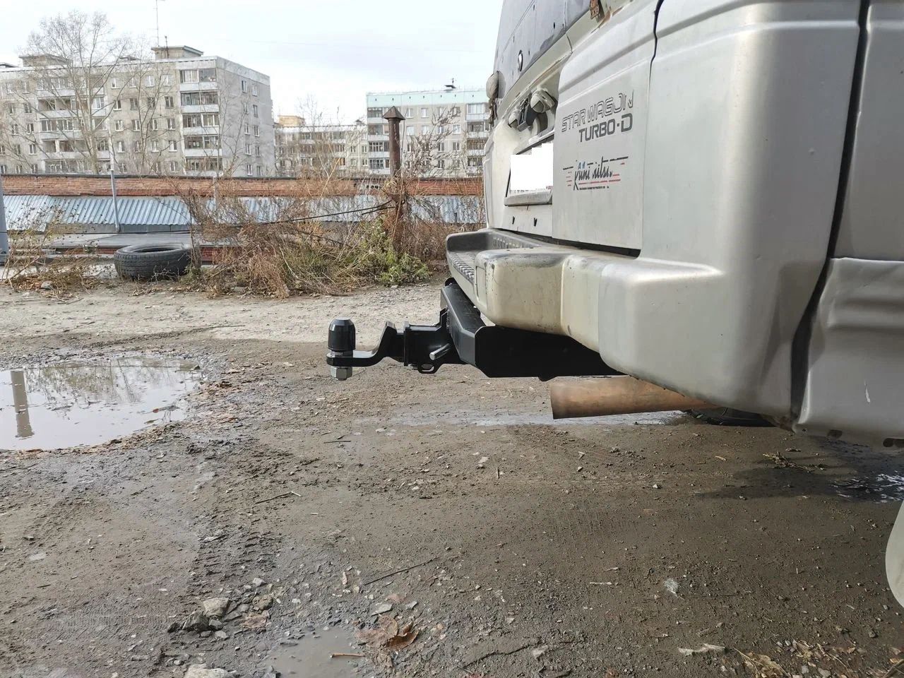 Фаркоп  Delica (3 поколение, "кирпич") 1986-1999 тип шара E Halty