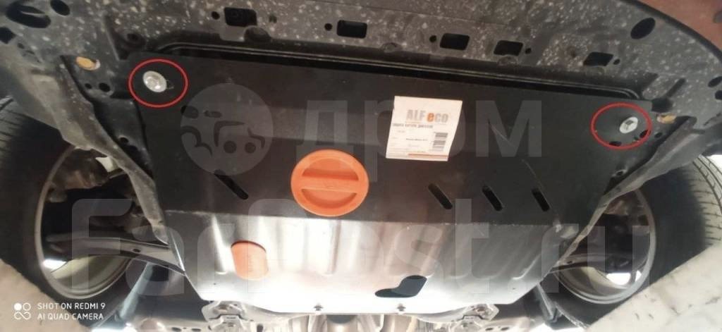 Защита картера и КПП Nissan March K13 / Note E12