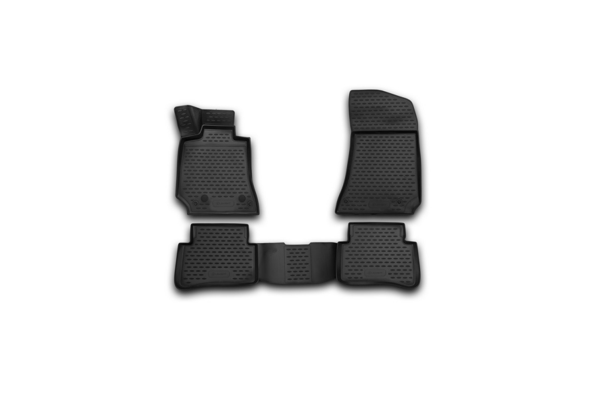 Коврики 3D в салон MERCEDES-BENZ E-Class W212, 2014->, седан, 4 шт. (полиуретан)