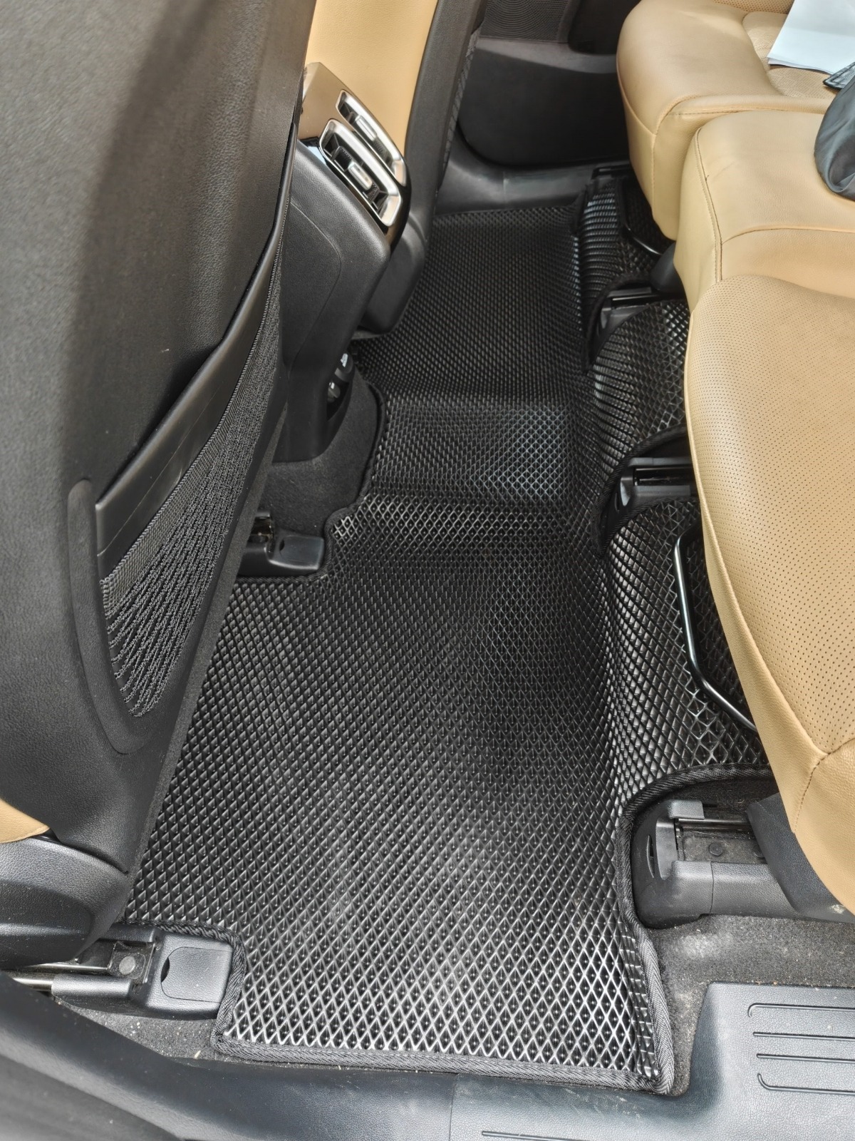 Коврики в салон 3D EVA Kia Sorento MQ4  2020 - 2023 4-Поколение 5 Мест (второй ряд сплошной)