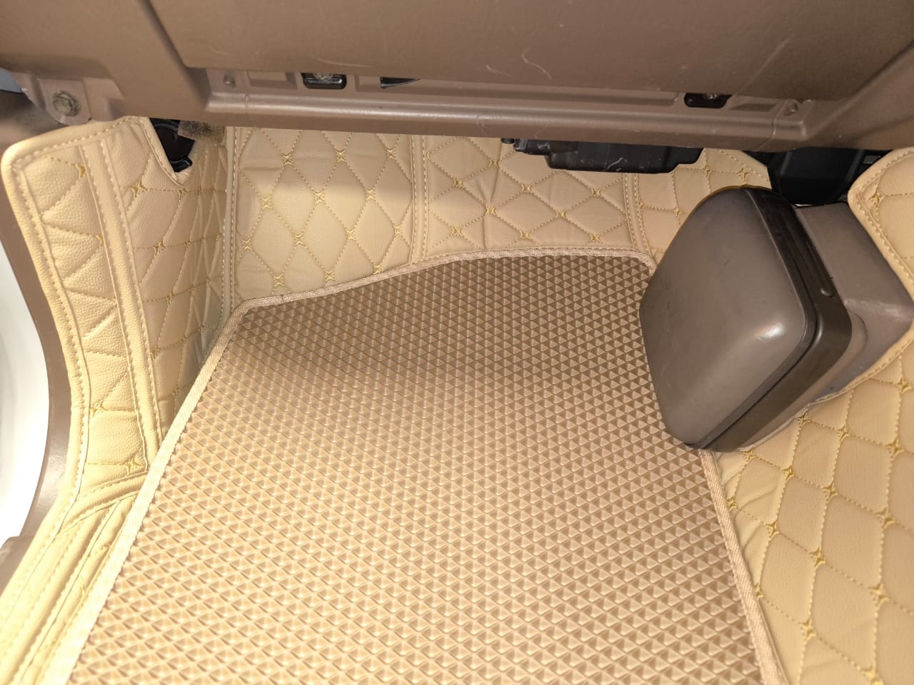 Кожаные коврики в салон 3D Toyota Land Cruiser Prado 95 60/40 правый руль