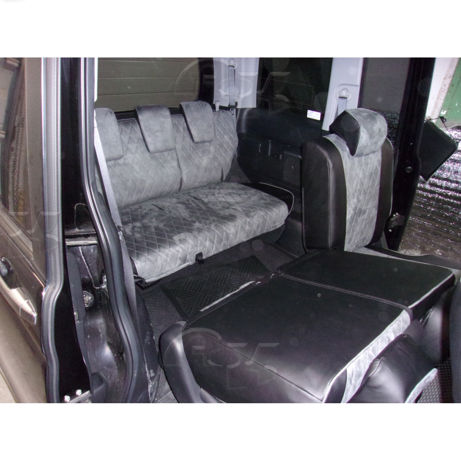Чехлы из экокожи Honda Stepwgn IVr [RK] 04.2012-03.2015 (Мод.445.0) - 3 ряда Автокомфорт