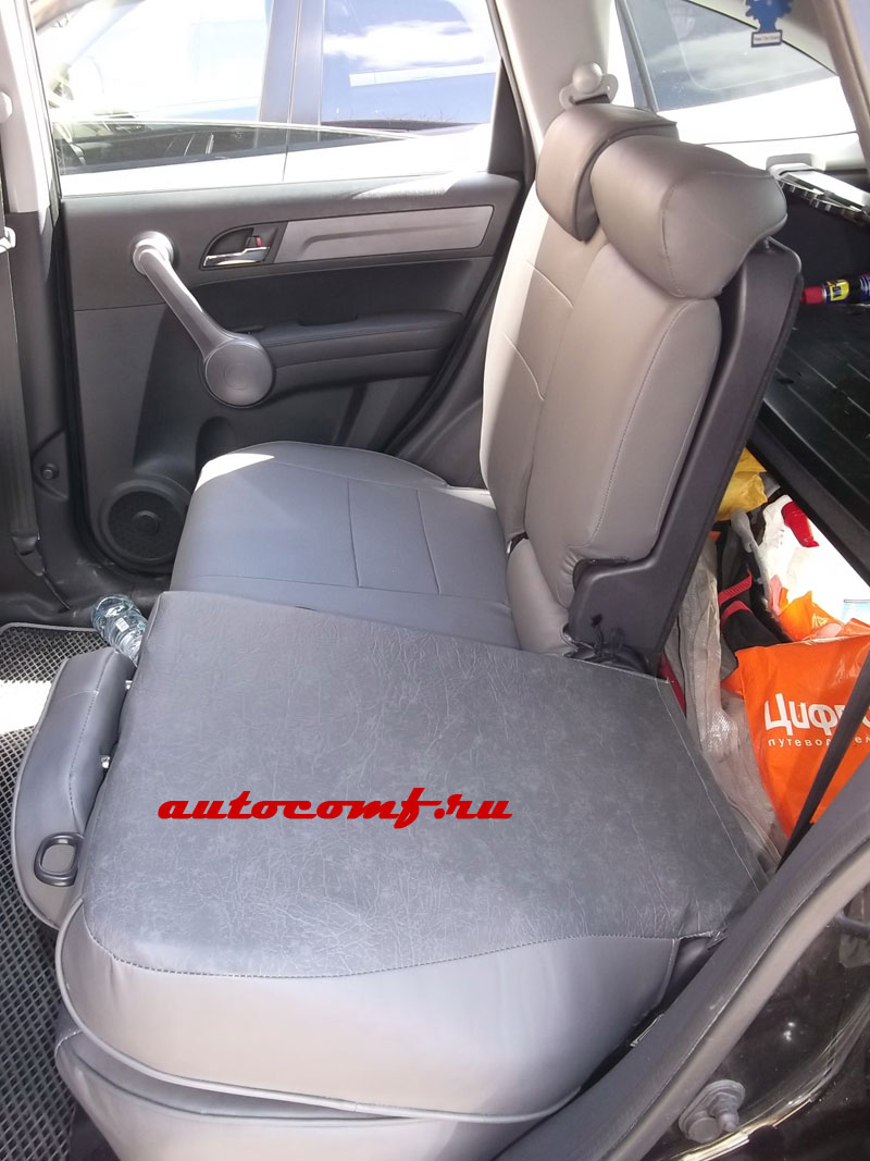Чехлы из экокожи Honda CR-V IV+r [RE5,RM4] 08.2012-12.2018 (Мод.039.0) Автокомфорт
