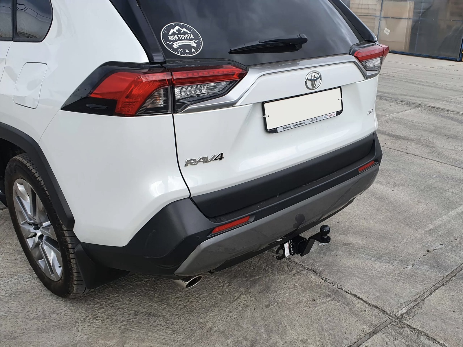 Фаркоп ТСУ Toyota RAV4 50 кузов (шар Е), год выпуска с 2019- ... (тип шара E) Уникар