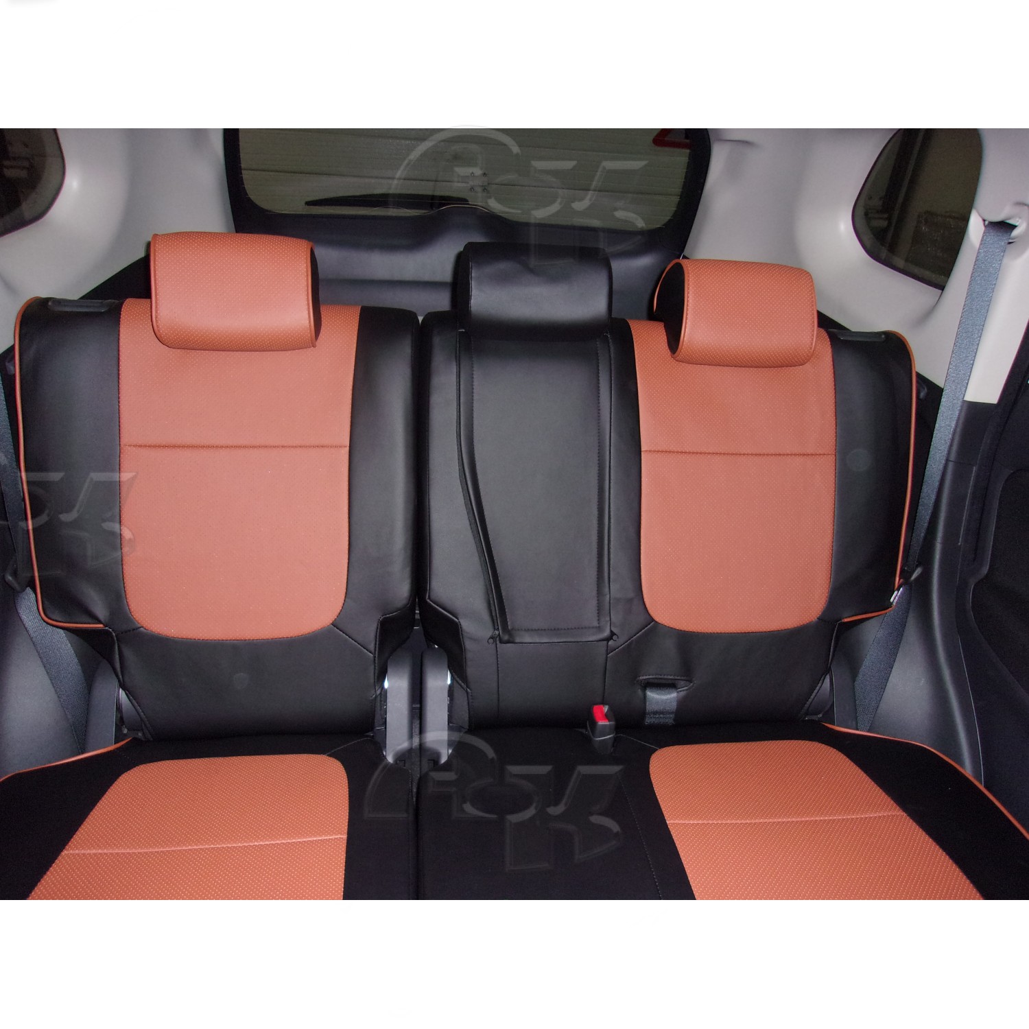 Чехлы из экокожи Mitsubishi Outlander 3 рестайлинг 2018- (Мод.448.0) Автокомфорт