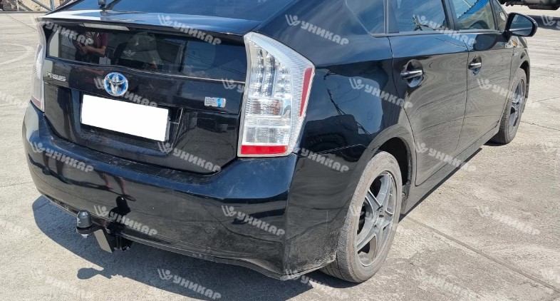 Фаркоп ТСУ Toyota Prius 30 (дорест.), год выпуска 2009 - 2011 (тип шара E) Уникар