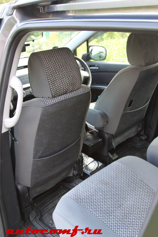 Чехлы из экокожи Mazda MPV III+r [LY] 02.2006-03.2016 (Мод.315.0) - 3 ряда Автокомфорт