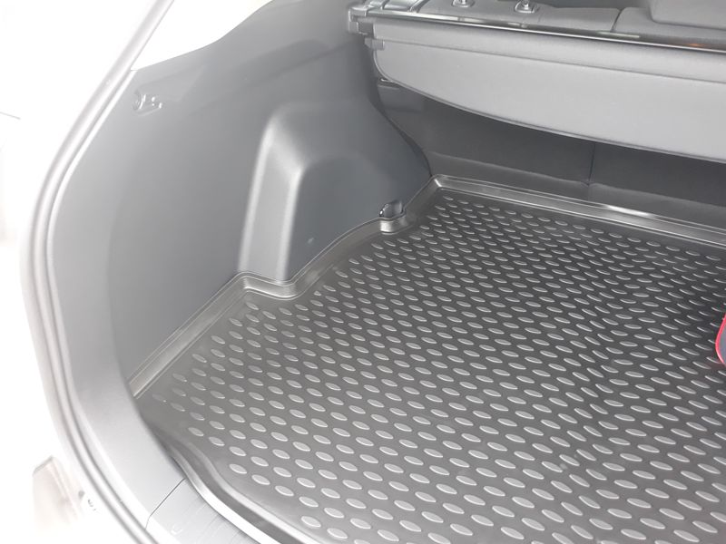 Коврик в багажник TOYOTA RAV4, 2018->  50 кузов (полиуретан)