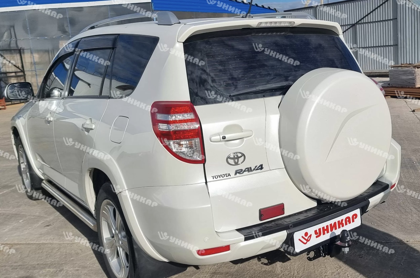 Фаркоп ТСУ Toyota RAV-4 3 поколение Long, Vanguard год выпуска 2010 - 2016 (тип шара E) Уникар