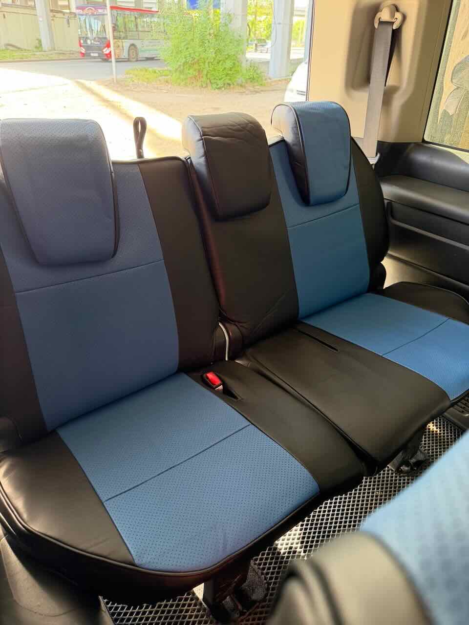 Чехлы из экокожи Honda Stepwgn V [RP] 04.2015-2020 60/40 - 3 ряда Автокомфорт