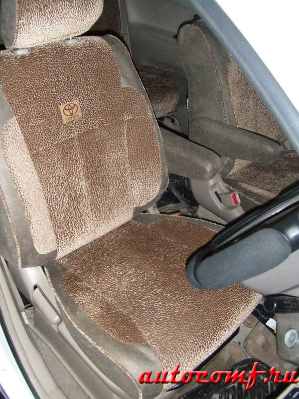 Чехлы из экокожи Toyota Nadia I+r [XN10] 08.1998-08.2003 5 мест 50/50 (Мод.242.0) Автокомфорт