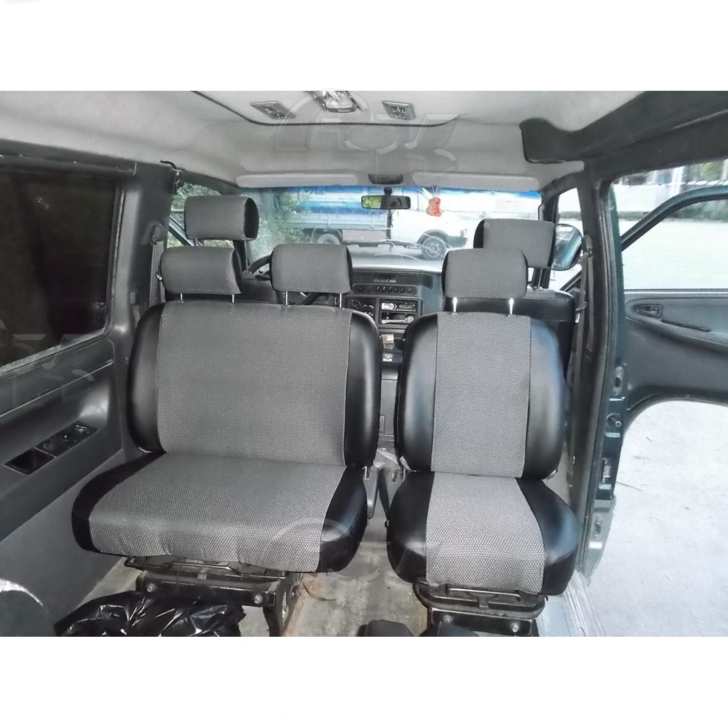 Чехлы из экокожи SsangYong Istana I [631] 1995-2004 (Мод.407.0) - Минивэн Автокомфорт