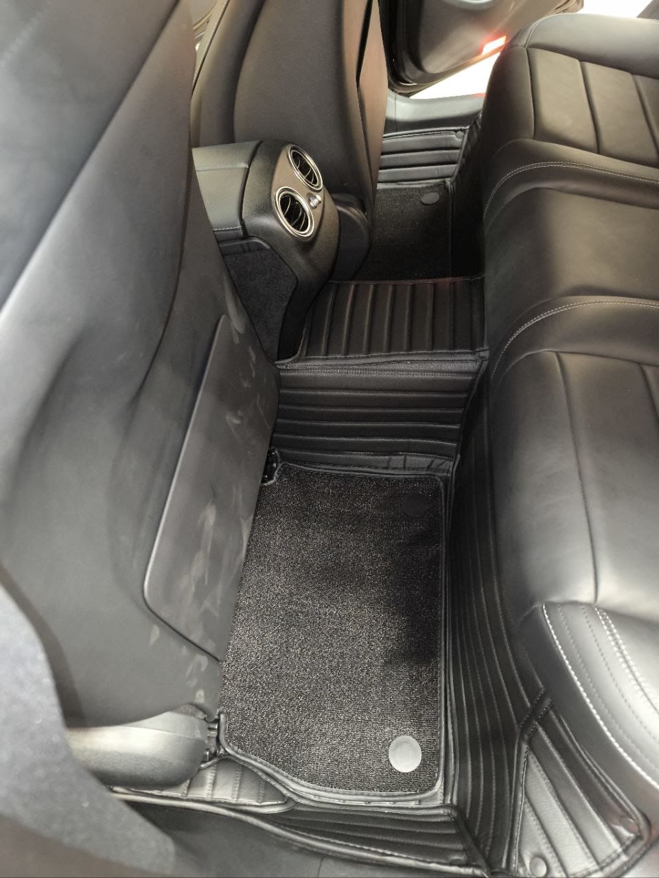 Коврики кожаные в салон 3D Mercedes E-class W213 2016-2024 Правый руль