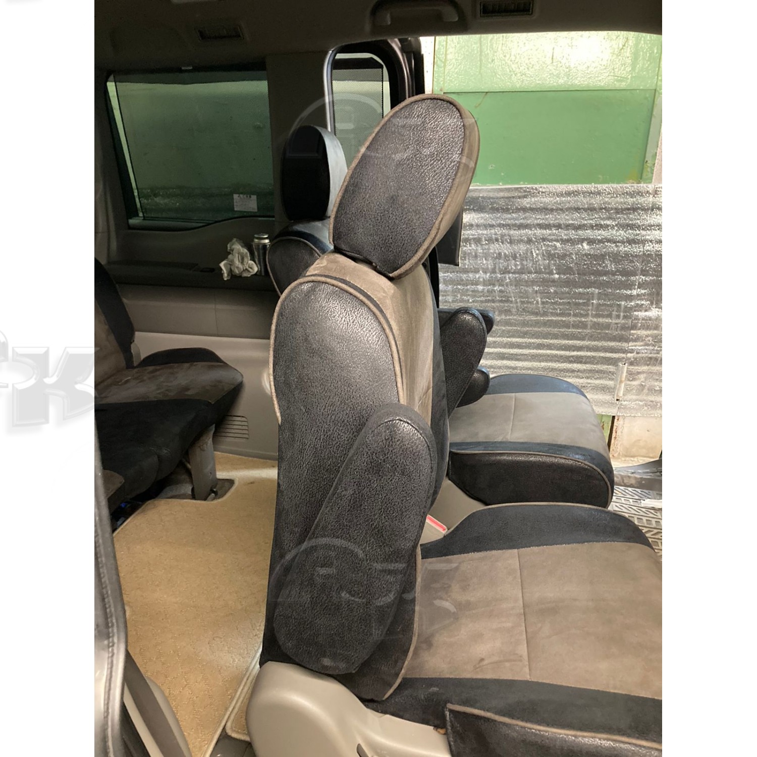Чехлы из экокожи Honda Stepwgn V [RP] 04.2015-08.2017 40/40 (Мод.540.1) - 2 ряда Автокомфорт