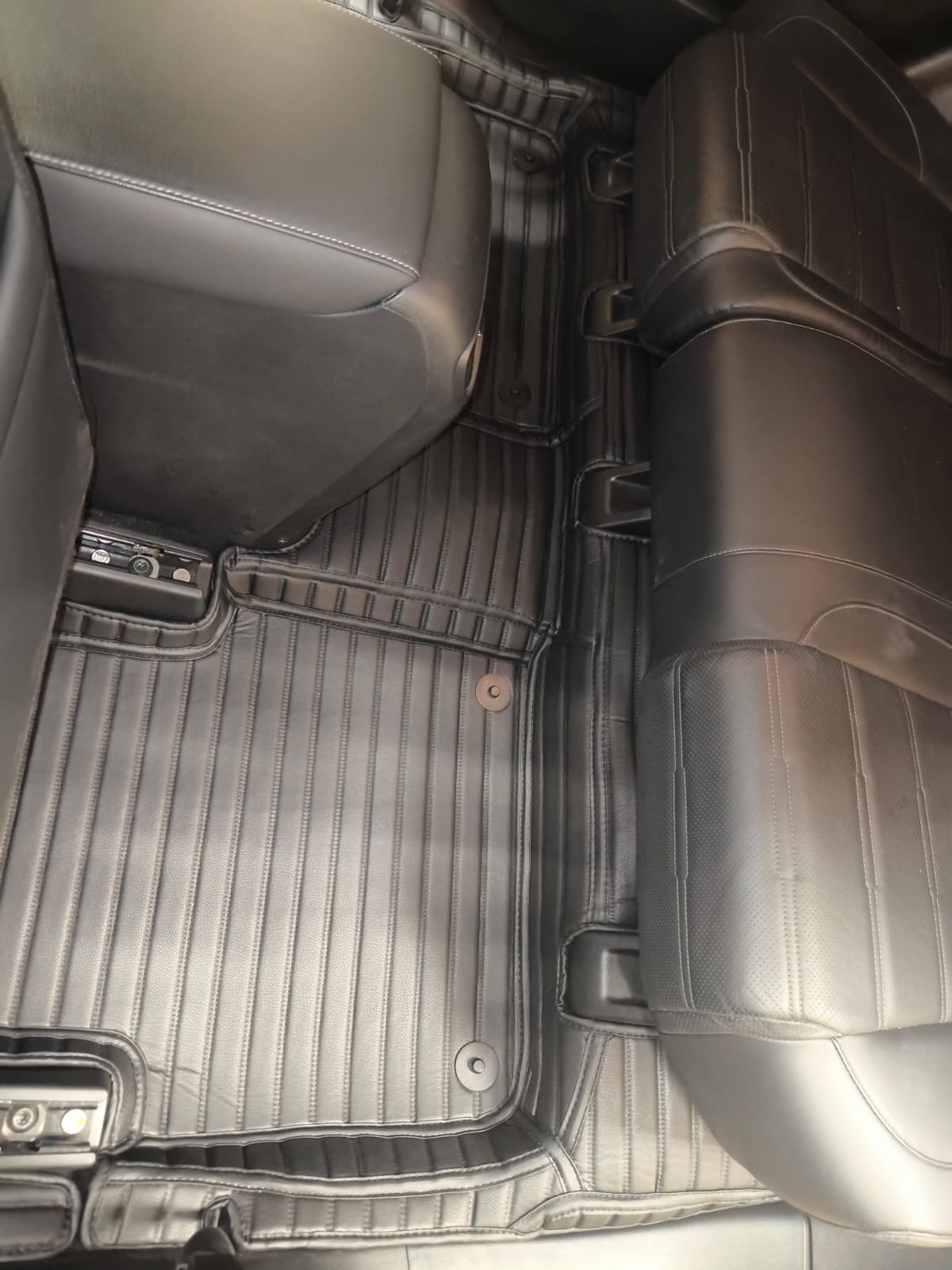 Кожаные коврики в салон 3D Honda CR-V (RW) 2016 - 2022 ( Левый руль 5 мест НЕ Гибрид)