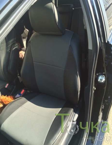 Чехлы из экокожи Toyota Wish II+r [XE20] 04.2009- (Мод.308.1) - 3 ряда Автокомфорт