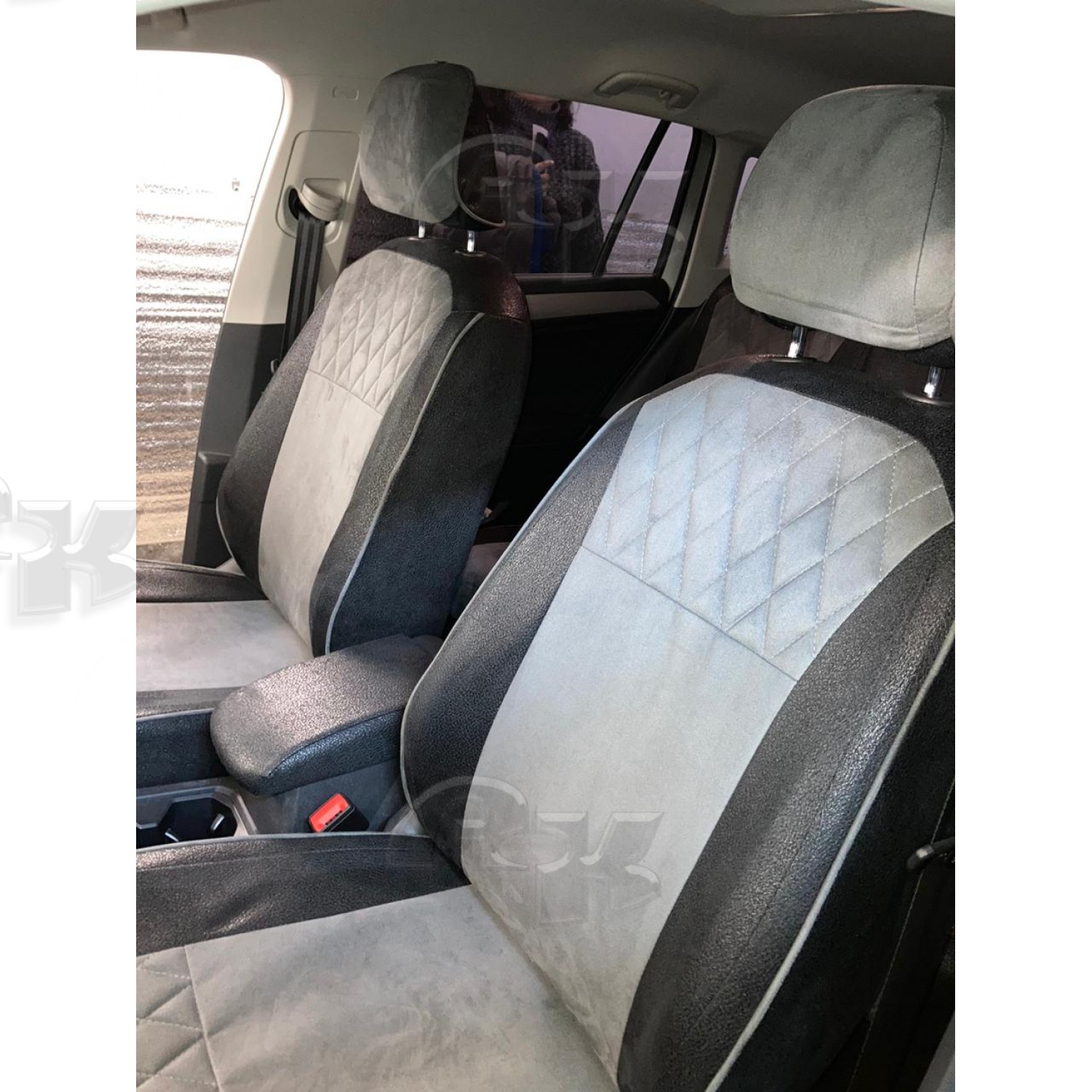 Чехлы из экокожи Volkswagen Tiguan II [Mk2] 01.2016-01.2021 (Мод.480.0) Автокомфорт
