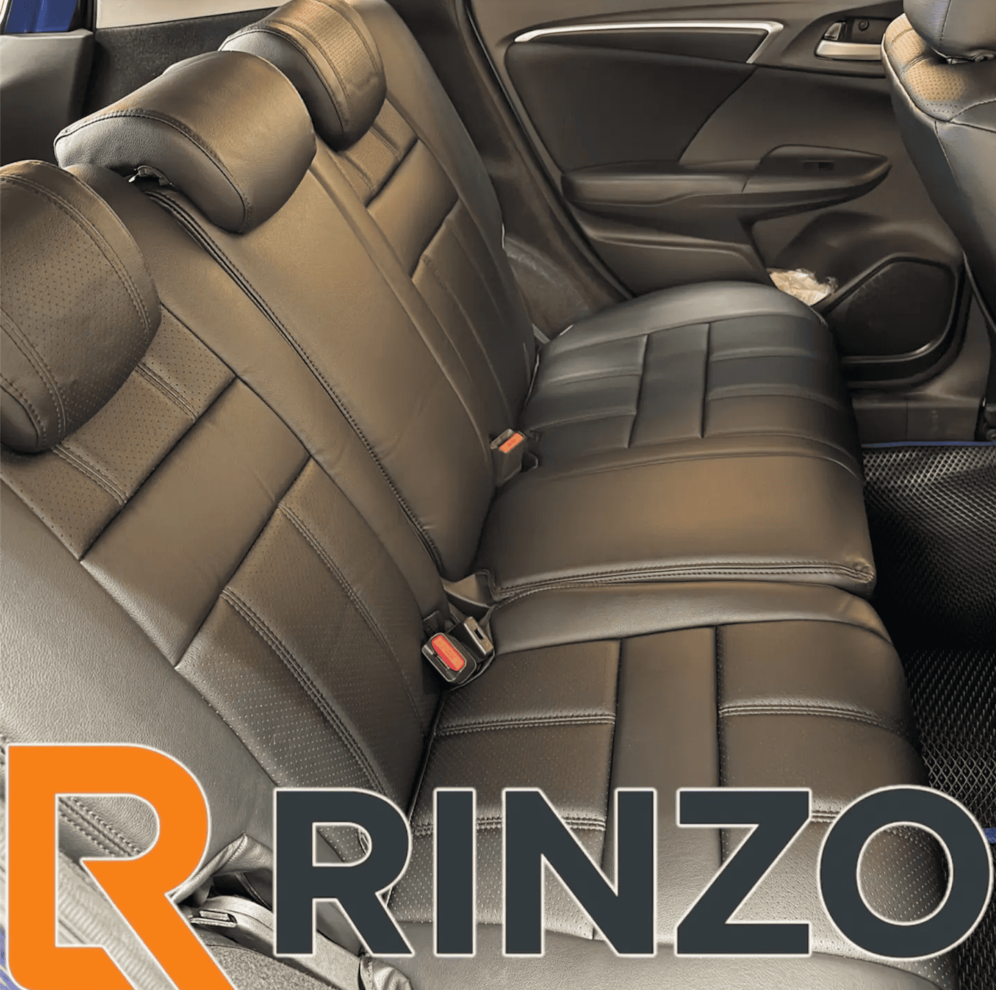 Чехлы Rinzo кожа PVC Honda Shuttle 2015-2022 без подл. (черный) Vector