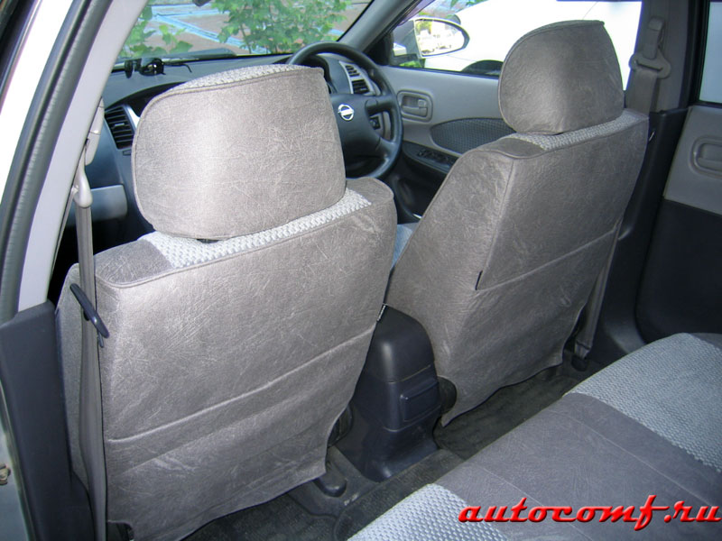 Чехлы из экокожи Nissan Wingroad II+r [Y11] 05.1999-10.2005 (Мод.136.0) Автокомфорт